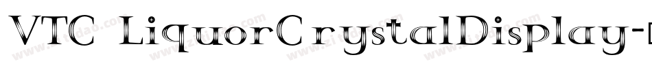 VTC LiquorCrystalDisplay字体转换